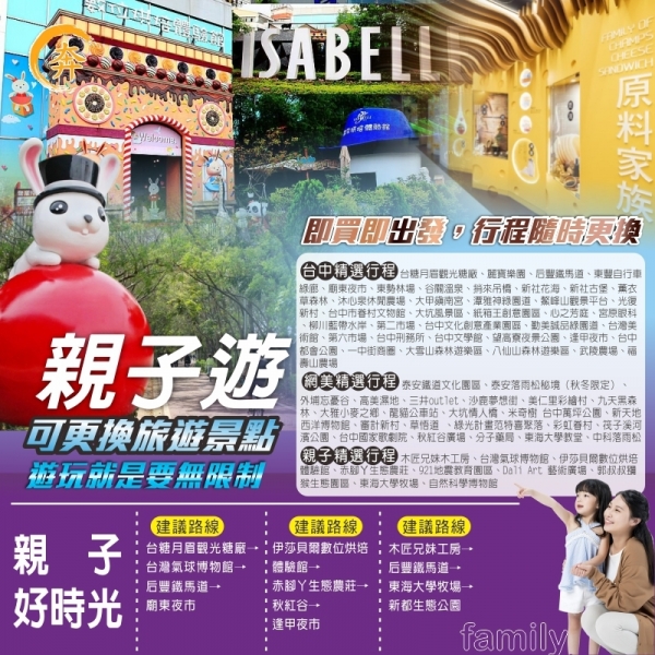 台中一日遊 親子遊